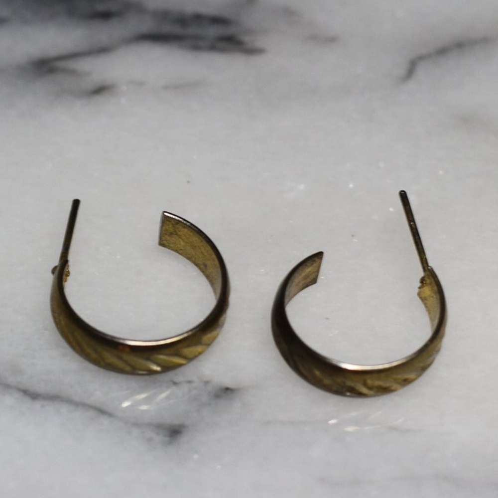 Gold Hoop Earrings